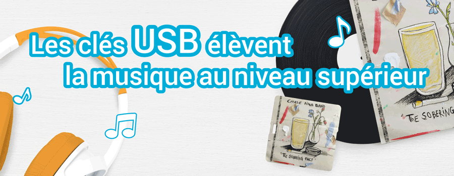 Les clés USB élèvent la musique au niveau supérieur