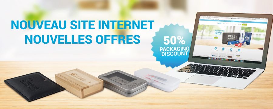 Nous célébrons la refonte de notre site web en vous offrant 50% sur tous nos emballages!